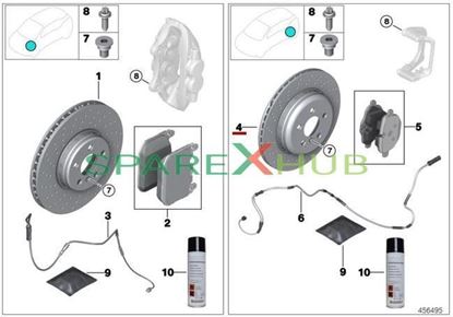 Picture of Brake disc, lightweight, vented, perf.