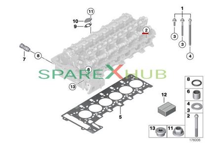 Picture of Set of aluminum screws for cylinder head