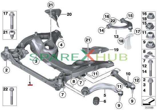 Picture of Front axle support