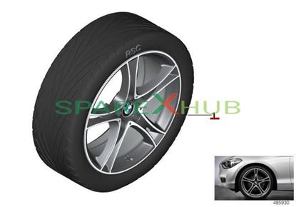 Picture of Wheel/tyre set, summer, black