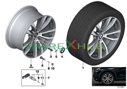 Picture of BMW Style 469' Double Spoke 20" Rear Wheel