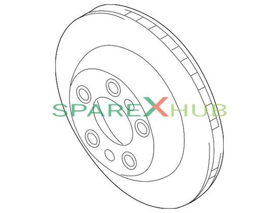 Picture of Brake Disc Left Rear Axle