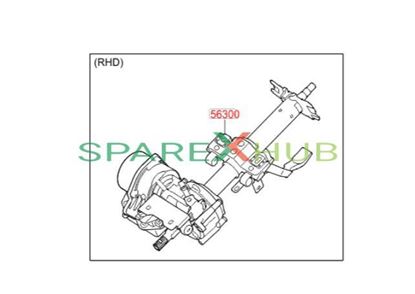 Picture of Xd Column & Shaft Assembly -Steering