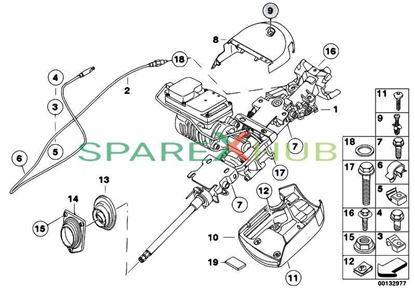 Picture of Steering Column Assembly With Servo Unit