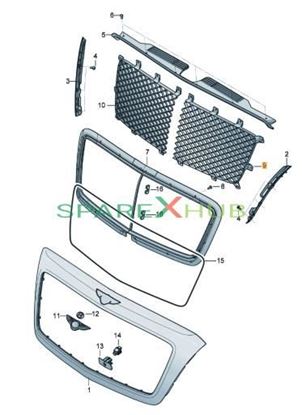 Picture of RADIATOR GRILLE