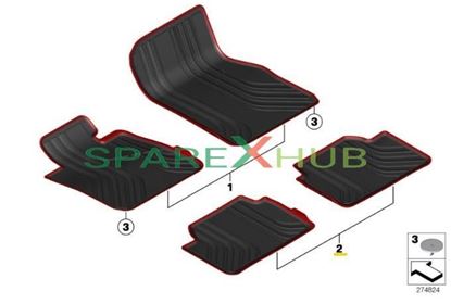 Picture of Floor Mats, All-Weather Rear