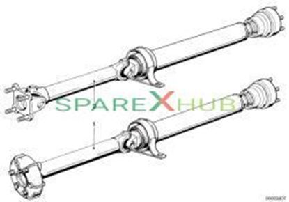 Picture of Drive shaft assy 5 speed(overdr.)transm
