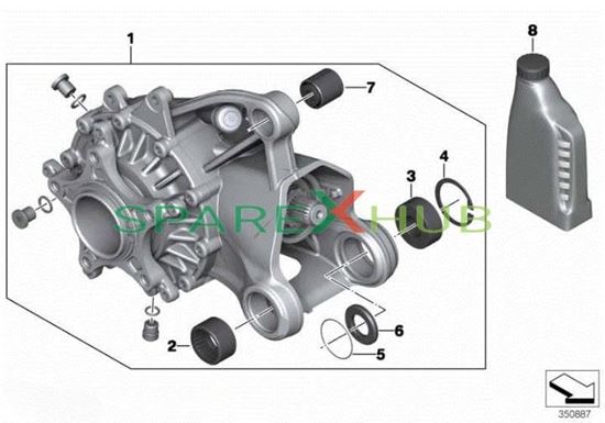 Picture of Right-angle gearbox, silver